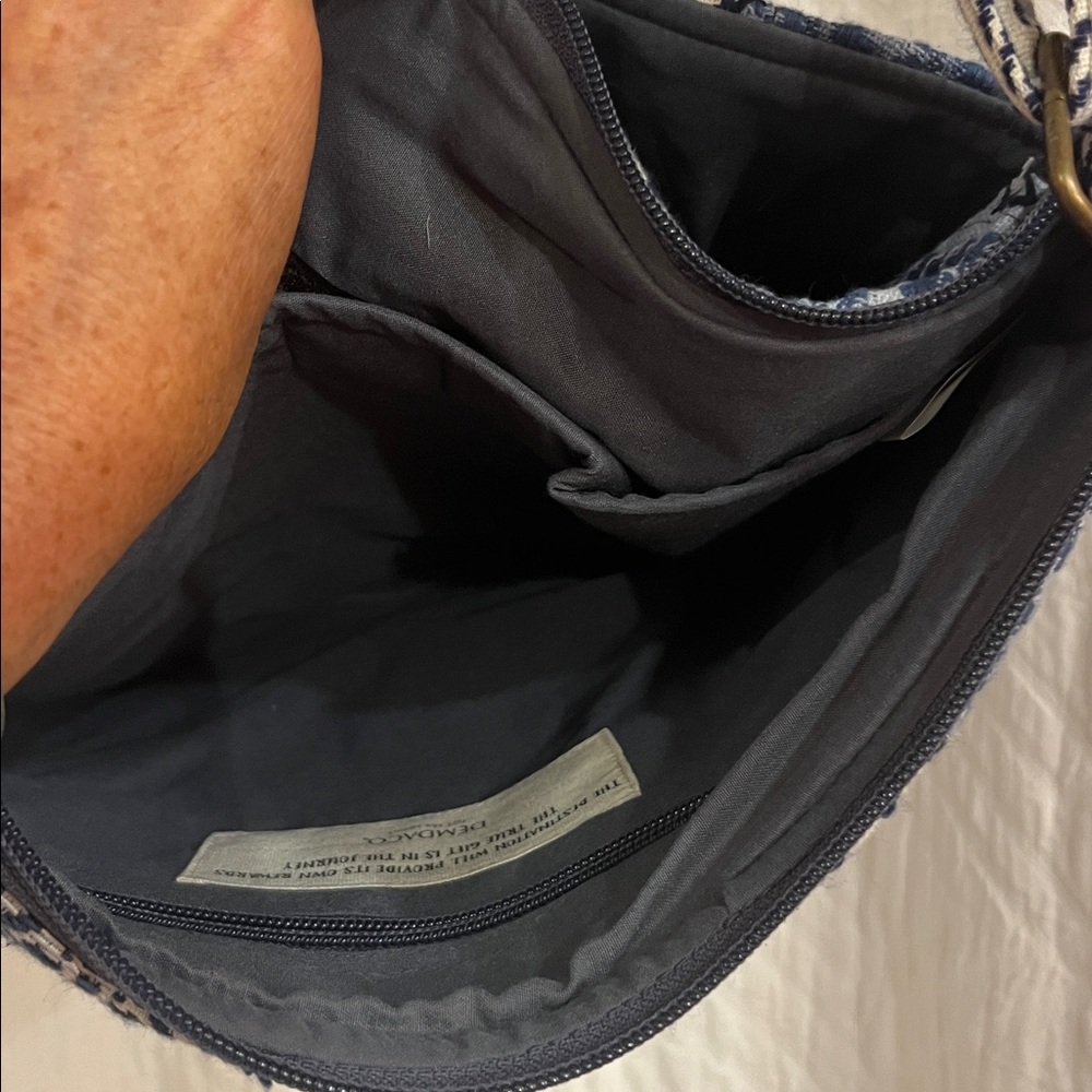 NWOT Demdaco Your Journey Indigo Crossbody Bag - Picture 11 of 12